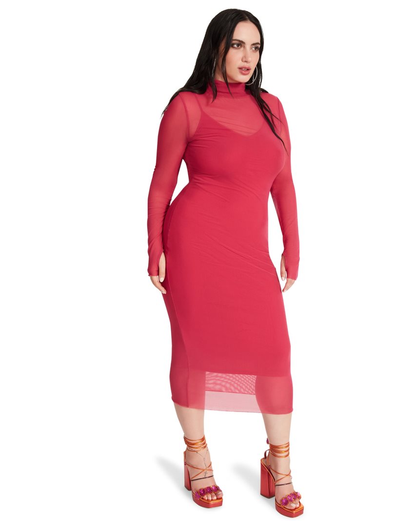 Vestido Steve Madden Vivienne Mujer Rosas | ES QDS482